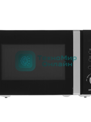 Микроволновая печь Hyundai HYM-D3001 черный, 20 л, 700 Вт, переключатели - сенсор, поворотный механизм