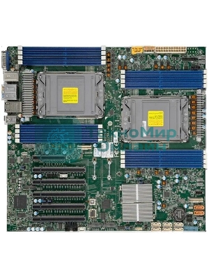 Материнская плата серверная Supermicro MBD-X12DAI-N6, 2xLGA 4189, Intel C621A, 16xDDR4, 8xSATA, 6xPCIe 4.0 x16, 1xPCIe 4.0 x8, 2xM.2, 2x1Gb LAN, 6xUSB 3.2 Gen 1, 2xUSB 3.2 Gen 2, 1xVGA, 1xCOM, 1xTPM, E-ATX