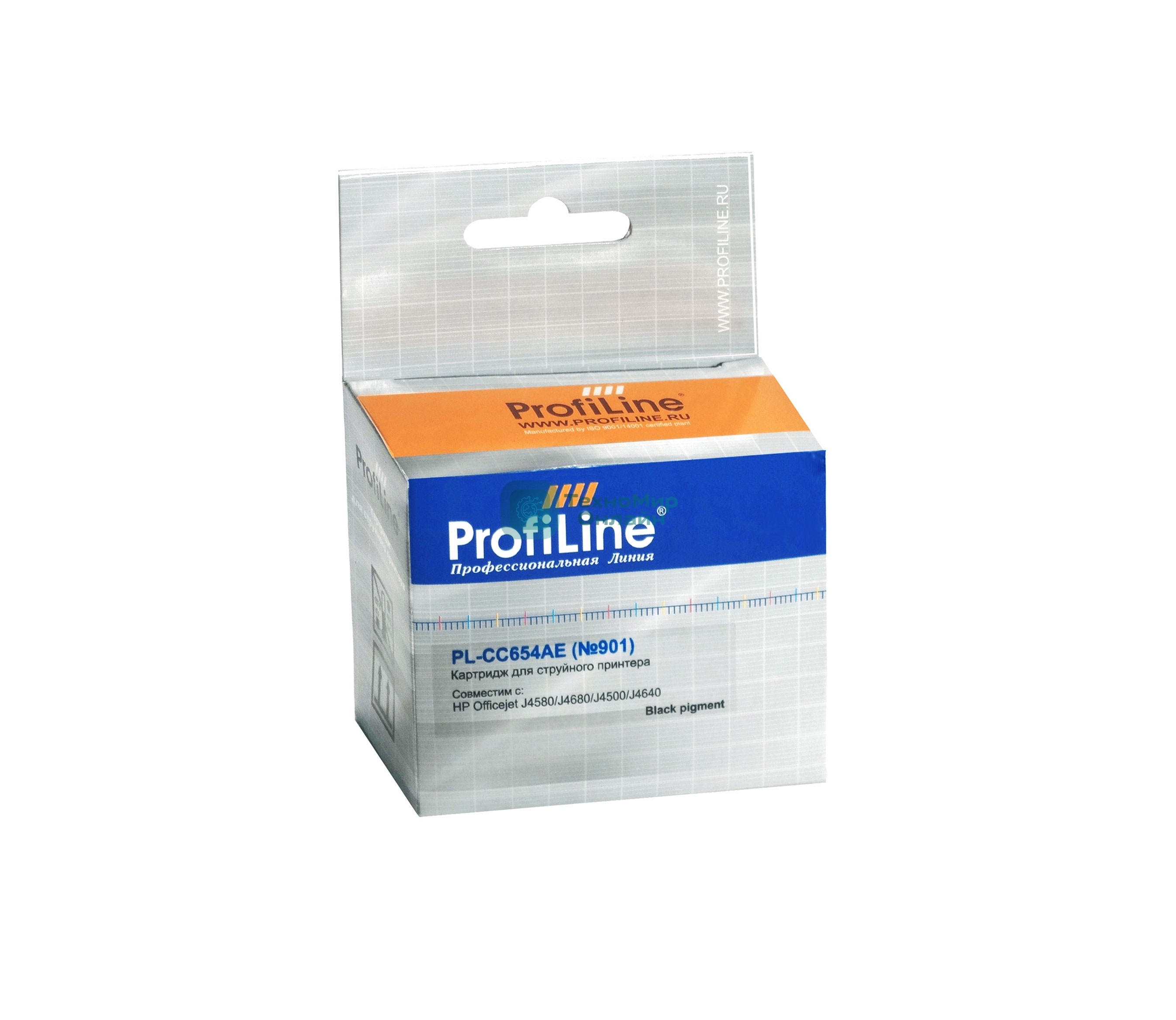 Картридж струйный ProfiLine PL-CC653/4AE № 901XL для принтеров HP Officejet J4580/J4680/J4500/J4640 Black пигмент