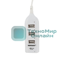 Разветвитель USB 2.0 Rexant на 4 порта белый