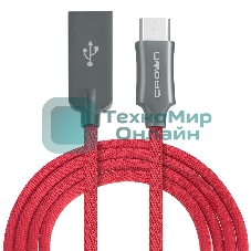 Кабель Crown USB - microUSB CMCU-3132M red
