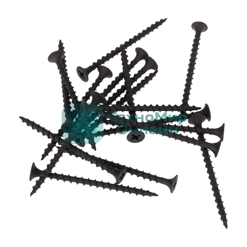 Саморез гипсокартон-дерево Kranz 3.5х55, пакет (50 шт./уп.)