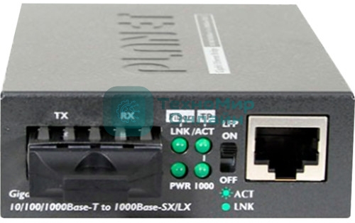 Медиаконвертер PLANET Technology FT-802 10/100Base-TX to 100Base-FX (SC) Bridge Media Converter, LFPT Supported