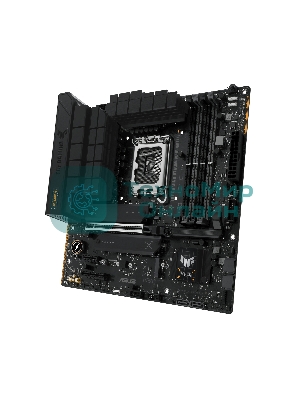 Материнская плата ASUS TUF GAMING B760M-PLUS WIFI II, LGA 1700, Intel B760, 4xDDR5, 4xSATA, 3xM.2, 1xPCIe 5.0 x16, 1xPCIe x4, 1xUSB-A 3.2 Gen 2, 2xUSB-A 3.2 Gen 1, 4xUSB 2.0, 1xUSB-C 3.2 Gen 2x2, 1x2.5Gb LAN, 5x3.5 мм, 7.1, Wi-Fi 6E, Bluetooth 5.3, mATX