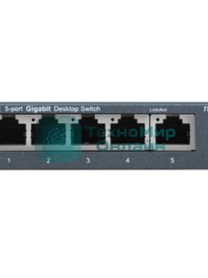 Коммутатор настольный TP-Link TL-SG105S 5-портовый 10/100/1000 Мбит/с