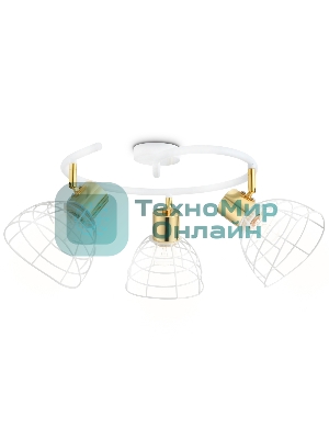 Светильник Ambrella light TR8605/3 WH/GD белый/золото E27*3 max 40W D325*230
