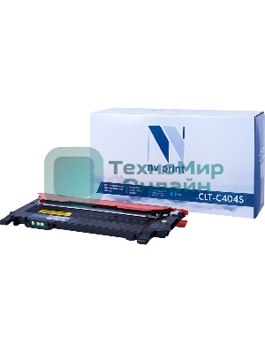 Картридж лазерный NVPrint совместимый Samsung CLT-C404S Cyan для SL-C430/C430W/C480/C480W/C480FW (1000k)