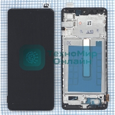 Дисплей для Samsung Galaxy M52 5G SM-M526F в сборе с тачскрином и рамкой OLED черный