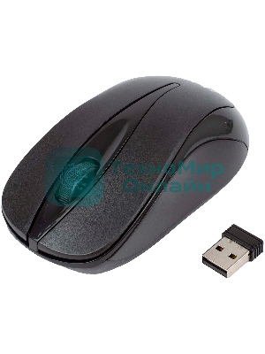 Мышь беспроводная HIPER HOMW-061 черный, 1000 dpi, радиоканал, USB, кнопки - 3