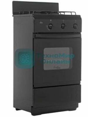 Плита газовая Flama CG 3202 B коричневый, конфорок 2 шт, духовка 30 л, 50 см x 85 см x 35 см