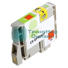 Картридж струйный Cactus CS-EPT0547 красный (16,2 мл) для Epson Stylus Photo R800/R1800