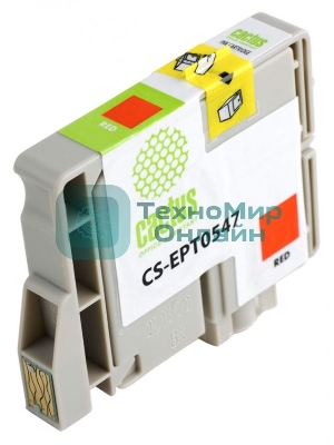 Картридж струйный Cactus CS-EPT0547 красный (16,2 мл) для Epson Stylus Photo R800/R1800