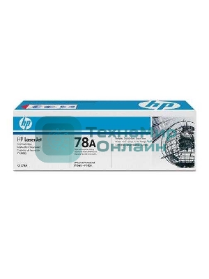 Картридж лазерный HP CE278A черный LJ P1566/P1606 (2100 стр.)