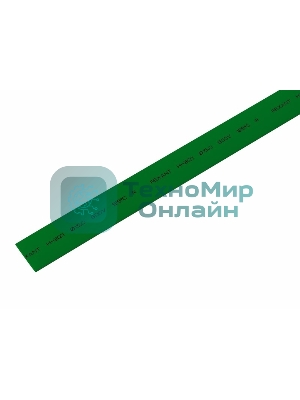 Трубка термоусаживаемая PROconnect ТУТ 15,0/7,5мм, зеленая, упаковка 50 шт. по 1м,
