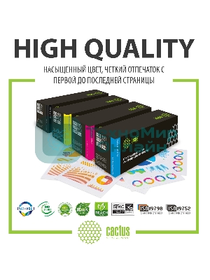 Картридж лазерный Cactus CS-CE311A голубой (1000 стр.) для HP LJ CP1012Pro/CP1025