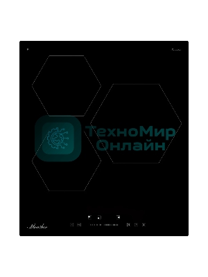 Индукционная варочная панель Monsher MHI 4506, 45 см, индукция, High-Tech, inverter, 9 уровней мощности, бустер, Stop and Go, автоматическое отключение, таймер, индикатор остаточного тепла, сенсорное/слайдерное управление, черный