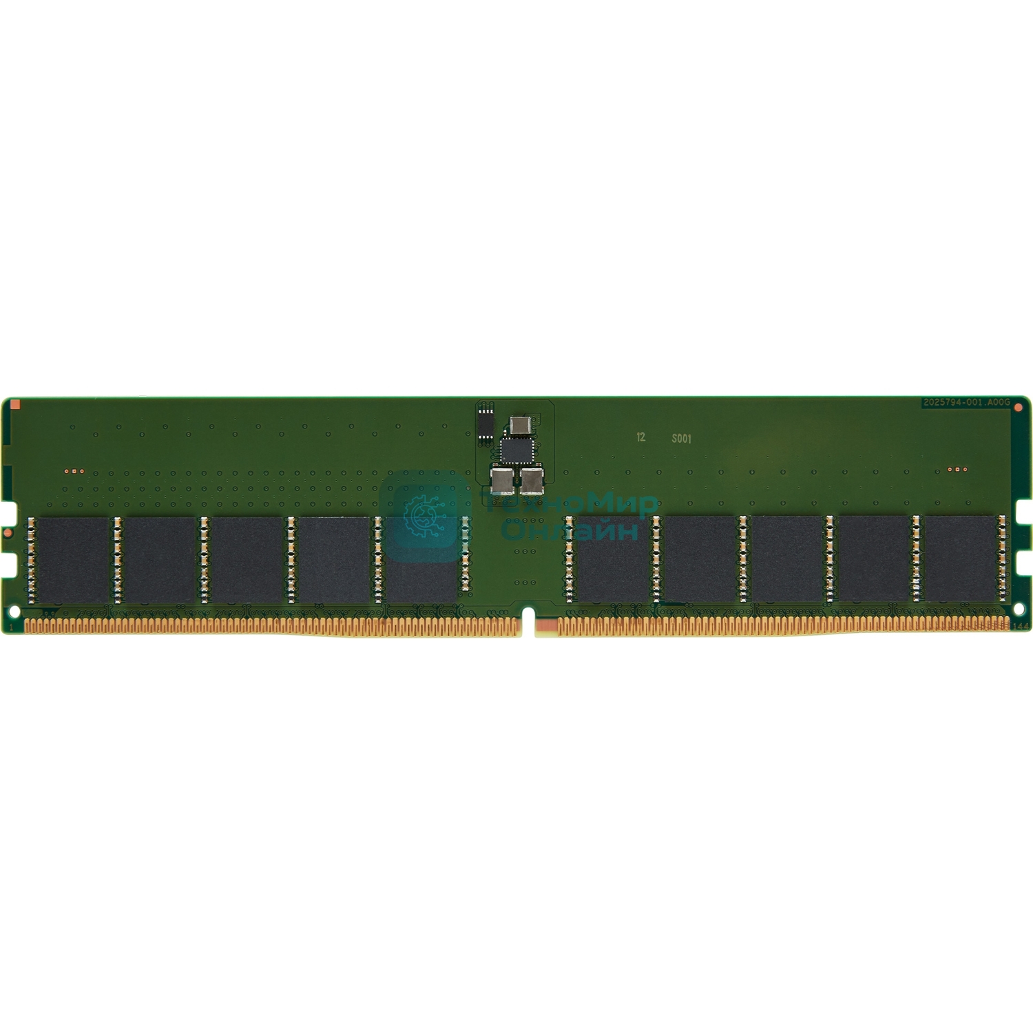 Оперативная память Kingston Server Premier, DDR5, 32GB (1x32 GB), 5600 MHz, CL46, ECC