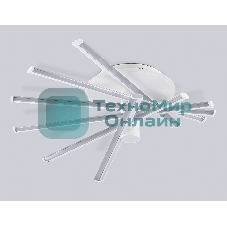 Потолочный светодиодный светильник Ambrella light FL6231 WH белый 88W 3000K-6400K+RGB 605*605*200 (ПДУ ИК)