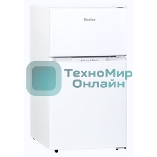 Холодильник Tesler RCT-100 WHITE, 2-х камерный, морозилка сверху, упр. механическое, капельная система,45.5х54х83.2