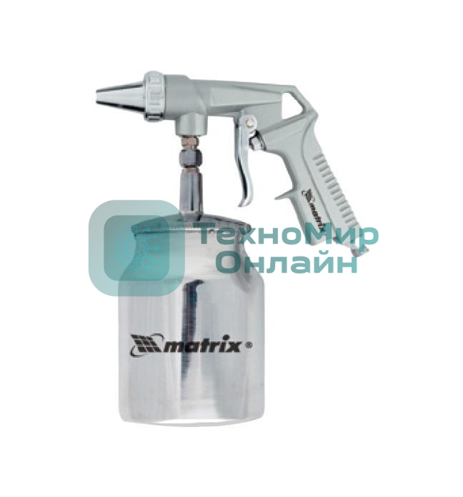 Пистолет пескоструйный Matrix с нижним бачком пневматический