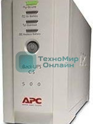 Источник бесперебойного питания APC Back-UPS BK500EI 300Вт 500ВА бежевый