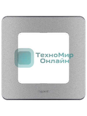 Рамка 1 пост алюминий Inspiria