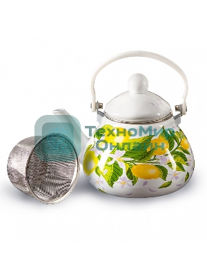 Чайник для плиты METALLONI EM-131X1/62 эмалир. с фильтром из нерж.стали 