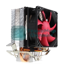 вентилятор CROWN Кулер для процессора CM-92 (Для Intel и AMD, TDP до 95 Ватт, 2шт. медных теплопроводных трубок, Гидродинамическии подшипник, Размер: 117*79*113 мм)