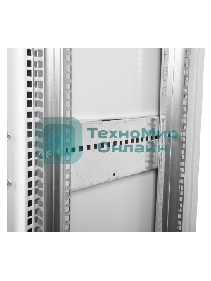 Шкаф телекоммуникационный напольный 42U (600x1000) дверь перф. 2шт, черный