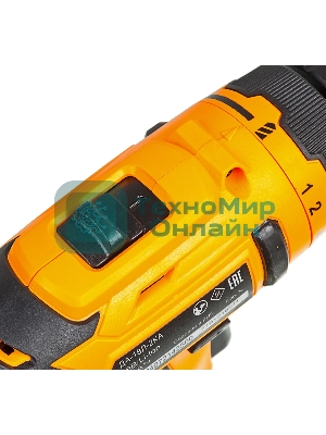 Дрель-шуруповерт Вихрь ДА-18Л-2КА, 18 В, 1,5 Ач, 35 Нм, щеточный