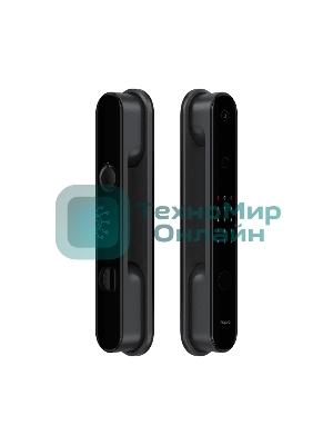 Умный замок Aqara D100 Zigbee врезной разбл.отпеч.паль. 2480mAh черный (ZNMS20LM)