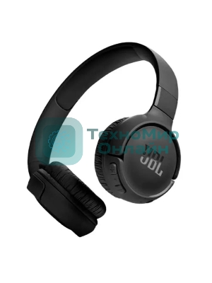 Беспроводные наушники JBL Tune 520BT черный, накладные, Bluetooth, складная конструкция, быстрая зарядка