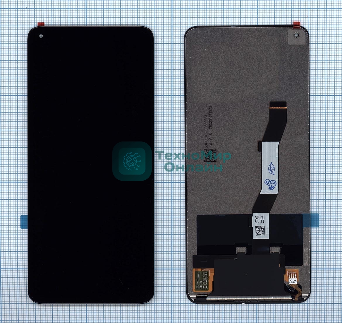 Дисплей для Xiaomi Mi 10T черный