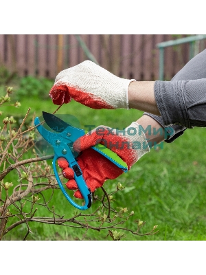 Перчатки трикотажные, облив из натурального латекса, 13 класс Россия