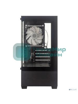 Компьютерный корпус Accord ACC-ZCU2B черный без БП mATX 1x120мм 1xUSB3.0 1xUSB3.1 audio