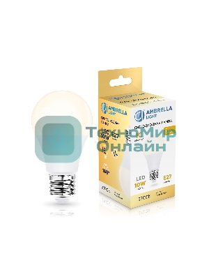 Лампа светодиодная 601003 LED A60 10W IC E27 2700K 175-265V