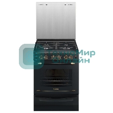 Плита газовая Gefest ПГ 6100-02 0183 черный, конфорок 4 шт, духовка 52 л, 60 см x 85 см x 60 см