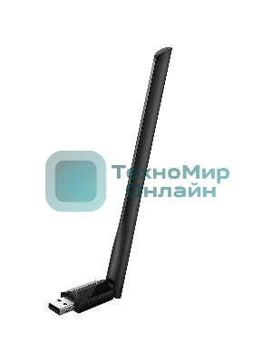 Беспроводный двухдиапазонный USB2.0 адаптер TP-Link Archer T2U Plus, 433 Мбит/с + 200 Мбит/с