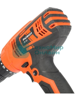 Дрель-шуруповерт Patriot FS301, 330 Вт, 25 Нм, щеточный