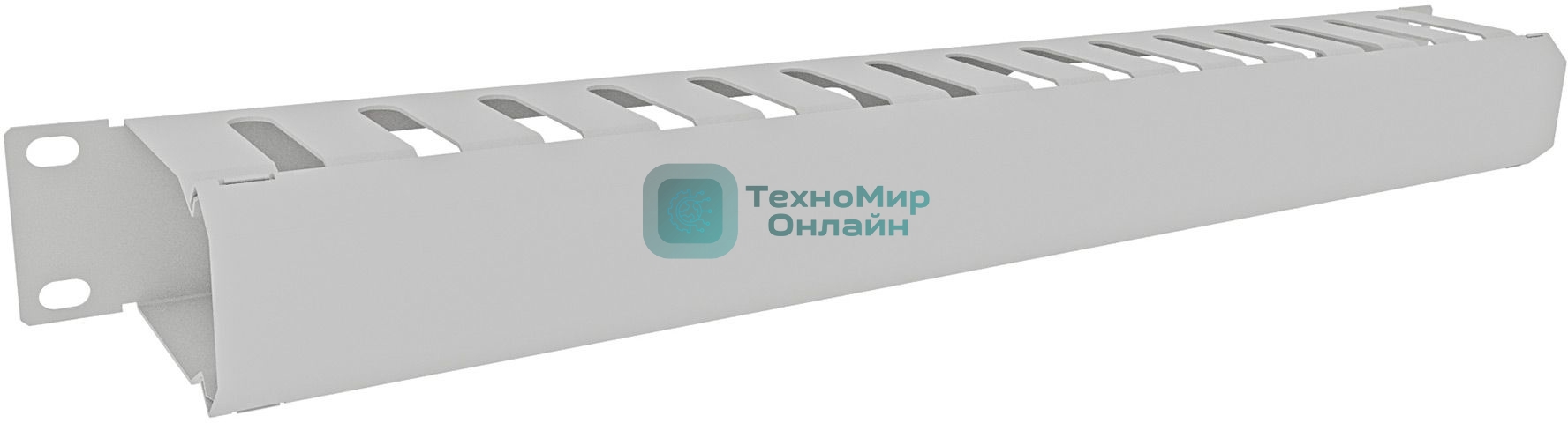 Кабельный органайзер Горизонтальный NTSS NTSS-HORGС-1U-(72) односторонний 1U шир.:19