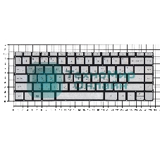Клавиатура для ноутбука HP Envy 13-AH золото