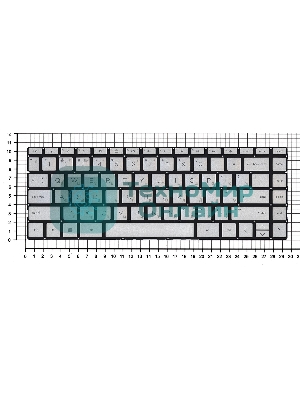Клавиатура для ноутбука HP Envy 13-AH золото