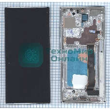 Дисплей для Samsung Galaxy Note 20 Ultra SM-N985F в сборе с тачскрином и рамкой OLED белый