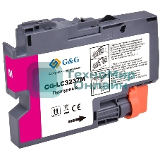 Картридж струйный G&G GG-LC3237M пурпурный (18.4мл) для Brother HL-J6000DW/J6100DW