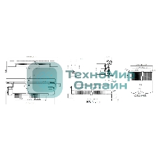 Разъем FPC Half Coverage Top Contact 1.0K-BS-4PWB 4 pin высота 2мм шаг 1мм