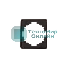 Рамка Kranz ROUND 1-постовая оникс