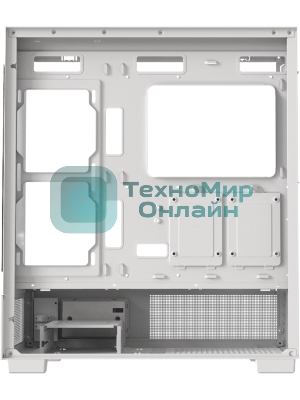 Компьютерный корпус AeroCool/Formula V Line Crystal E1 White, ATX, TYPE-C*1, USB3.0*2, Switch Display Panel
