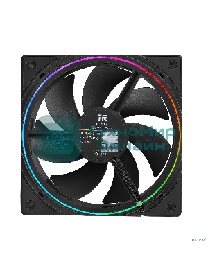 Вентилятор для корпуса Thermaltight TL-S12 (120x120x25мм, 4-pin PWM, ARGb, 47.6CFM, 23.2dBA, 1500RPM, черный)