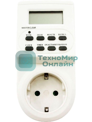 Розетка с таймером Feron (недельная) 3500W/16A 230V, 61925(TM22)