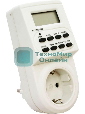 Розетка с таймером Feron (недельная) 3500W/16A 230V, 61925(TM22)